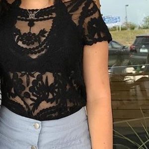 Charlotte Russe See Thru Top